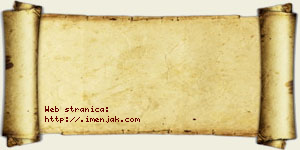 Tijana Krasojević vizit kartica